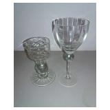 Stemware, Clear Crystal, White Wine & Goblet