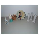 Ceramics, Assorted Lot, S&p Shakers, Frankoma Ceramics, Assorted Lot, S&p Shakers, Frankoma