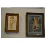 Framed Angel Prints - Bessie Pease Cupid And Framed Angel Prints - Bessie Pease Cupid And