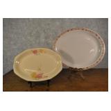 Two Serving Platters - Homer Laughlin U S A Two Serving Platters - Homer Laughlin U S A