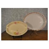 Two Serving Platters - Homer Laughlin U S A