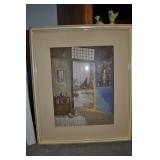 Framed Art Print " From My Study"