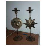 Decorative Candle Holders. 16" Tall