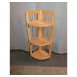 Corner Shelf, 11x11x34, Folding Corner Shelf, 11x11x34, Folding