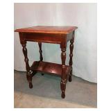 Wood Table With Magazine Holder. Good Candidate Wood Table With Magazine Holder. Good Candidate