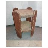 Rustic Squatty Little Plant Stand Stands 16" Tall Rustic Squatty Little Plant Stand Stands 16" Tall