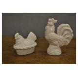 Hen And Rooster Salt & Pepper Shaker Set Hen And Rooster Salt & Pepper Shaker Set