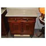 Side Cabinet, Antique Solid Wood