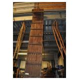 Vintage Wood Toboggan 94x17.5" Dark Wood Vintage Wood Toboggan 94x17.5" Dark Wood