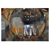 Steuben Glass Paperweight, 4" Globe