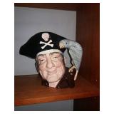 Royal Doulton Long John Silver 1951 Character Mug Royal Doulton Long John Silver 1951 Character Mug