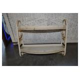Vintage Metal Wall Shelf, 17w X 14h Vintage Metal Wall Shelf, 17w X 14h