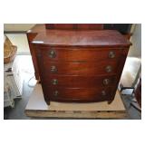 Chest Of Drawers With Writing Desk, Vintage