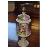 Austrian Porcelain Jar With Lid Austrian Porcelain Jar With Lid