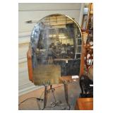 Art Nouveau Mirror, Vintage, Carved Wood Art Nouveau Mirror, Vintage, Carved Wood