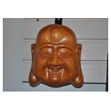 Carved Wood Mask 7.25 X 8.5