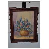 Original Oil Painting On Board, Bouquet Still Life