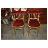 Pair Of Boudoir Room Sitting Chairs