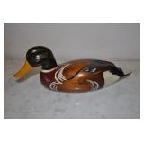 Wooden Mallard Duck Decoy 14"