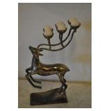 Vintage Godinger Silver Reindeer Candelabra