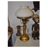 Telephone Lamp, Antique Copper & Brass