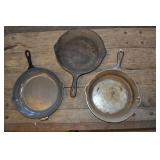 Skillet Set - Griswold No. 8 Plated 10.5",