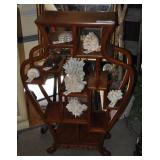 Vintage Burr Wood Display Stand Vintage Burr Wood Display Stand