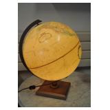 Lighted Globe, 12", Dtd 1970-76 Lighted Globe, 12", Dtd 1970-76
