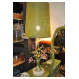 Vintage Metal Flower Sculpture Lamp Vintage Metal Flower Sculpture Lamp