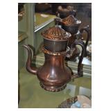 Victorian Antique Copper Coffe Pot - Tea Pot