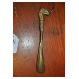 Brass Horse Head Shoe Horn