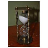 Hourglass Brass And Glass Hourglass Brass And Glass