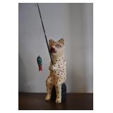 Fishing Cat, Seated, Pokadots, 8"