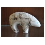 Polar Bear, Ceramic, Acoma Indians, 3.5"