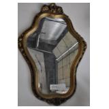 Vintage Mirror, Rococco, Plastic, 26"