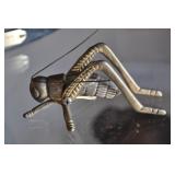 Brass Cricket, Jointed, 3.75" Brass Cricket, Jointed, 3.75"