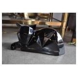 Ceramic Black Cat, Art Deco, 14" Ceramic Black Cat, Art Deco, 14"