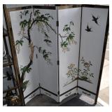 Room Divider, Wood Panels, Lacquered And Painted,