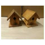 2 Birdhouses. 9"