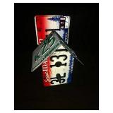 birdhouse Idaho license plates, 11.5" birdhouse Idaho license plates, 11.5"