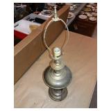 Brass Lamp, No Shade. Brass Lamp, No Shade.