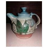 whimsical stoneware teapot 7.5.