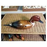 Duck Decoy, Carved Wood, 16".