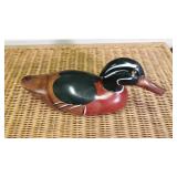 Duck Decoy, Carved Wood, 13.5". Duck Decoy, Carved Wood, 13.5".
