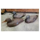 Duck Decoy Gang, 3, Painted, Paper With Wood Duck Decoy Gang, 3, Painted, Paper With Wood