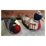 2 Stuffed Ducks, The Hunter, Green Heads 2 Stuffed Ducks, The Hunter, Green Heads