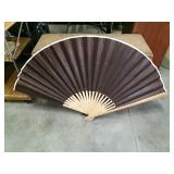 Large Fan, Bamboo And Paper, 50"