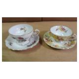 2 Tea Cup And Saucers, Made In Occupied Japan