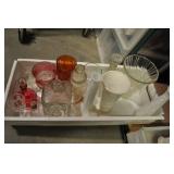 Glassware, Assorted Vases, Bottles, Etc Glassware, Assorted Vases, Bottles, Etc