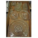 Glassware, Assorted Dishes, Cake Plate, Misc Glassware, Assorted Dishes, Cake Plate, Misc